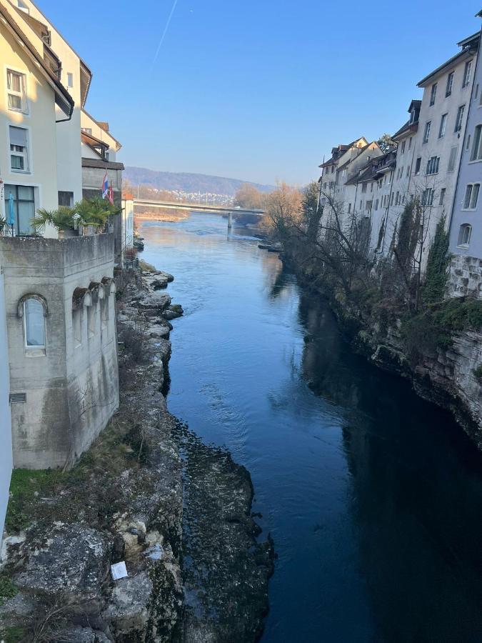 Blick Auf Schwarzen Turm - Freihofapartments Brugg  Bagian luar foto